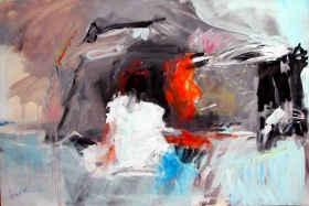 o.T. (Höhle), 120x80, 2006