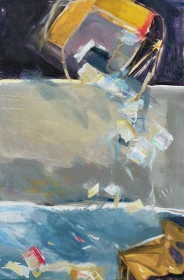 o.T. (dreigeteilt), 120x80, 2005