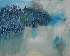 o.T. (Blaue Insel), 80x100, 2007