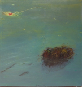 Am Wasser 4 (dunkel), 95x90 2015