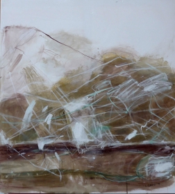 Eisige Landschaft 1, 2015, 100x90