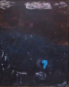 Monochrom braun, 100x80, 2014