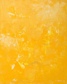 Monochrom gelb2, 100x80, 2014